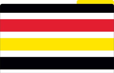 Barker Creek Buffalo Plaid & Wide Stripes File Folders, 1/3-Cut Tab, Legal Size, Assorted Colors, 9/Pack (BC2507)