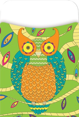 Barker Creek Bohemian Animal Library Pockets, 5.125" x 3.5", 60/Pack (BC1242)