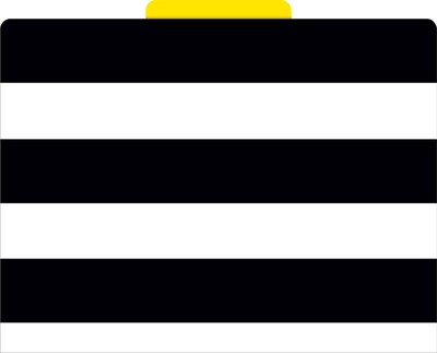 Barker Creek Buffalo Plaid & Wide Stripes File Folders, 1/3-Cut Tab, Letter Size, Assorted Colors, 12/Pack (BC1341)