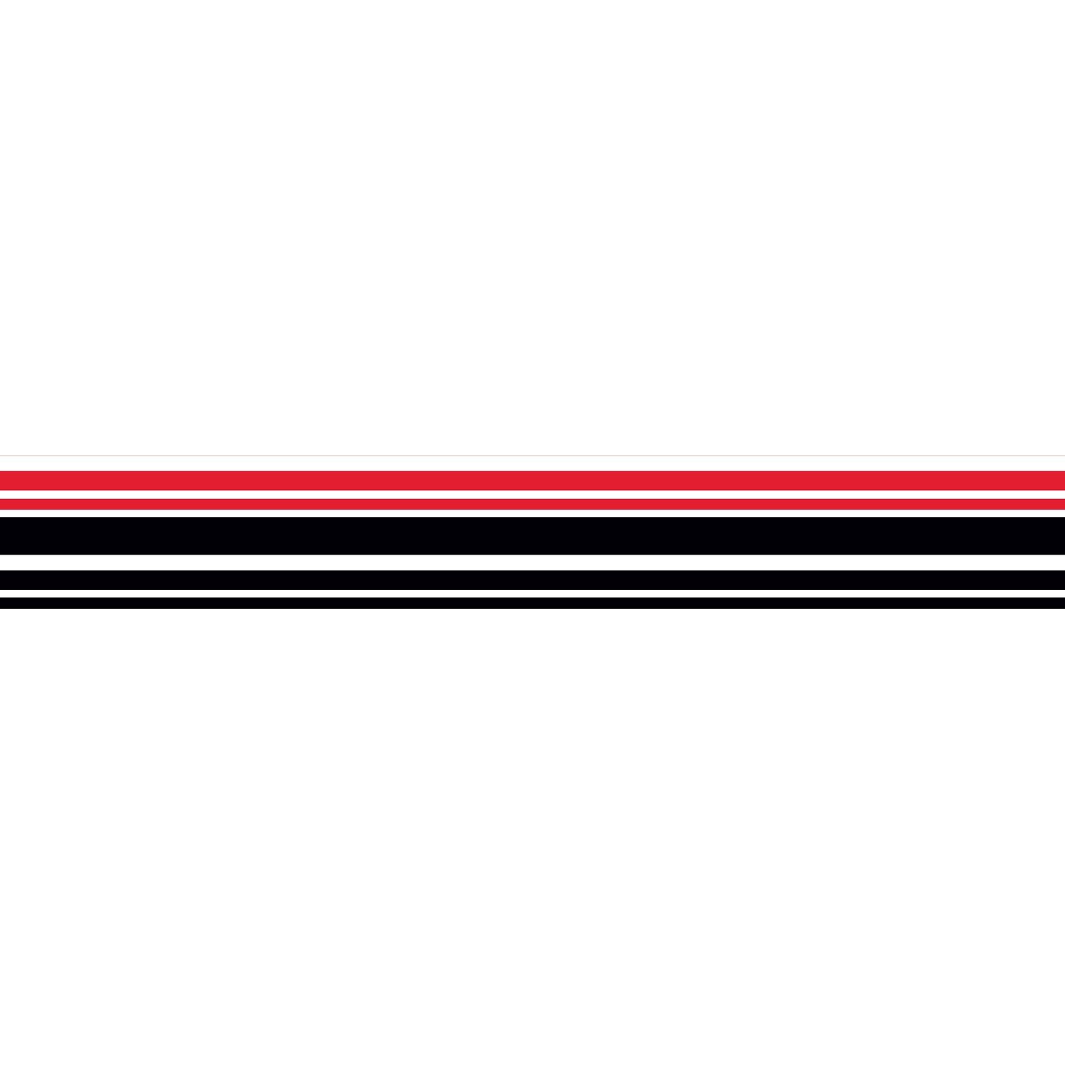 Barker Creek Double-Sided Border, 35 x 3, Wide Stripes, 12/Pack (BC923)
