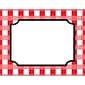 Barker Creek Buffalo Plaid Name Badges & Self-Adhesive Labels, 45 Pieces Per Pack (BC1540)