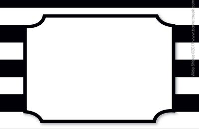 Barker Creek Self-adhesive Wide Stripes School Name Tags, 2.75 x 3.5, 45/Pack (BC1544)
