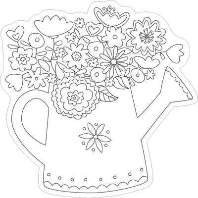 Barker Creek Color Me! In My Garden Double-Sided Accents, 36/Pack (BC2212)