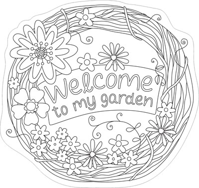 Barker Creek Color Me! In My Garden Double-Sided Accents, 36/Pack (BC2212)