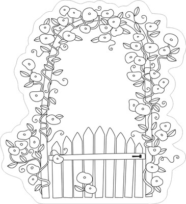 Barker Creek Color Me! In My Garden Double-Sided Accents, 36/Pack (BC2212)