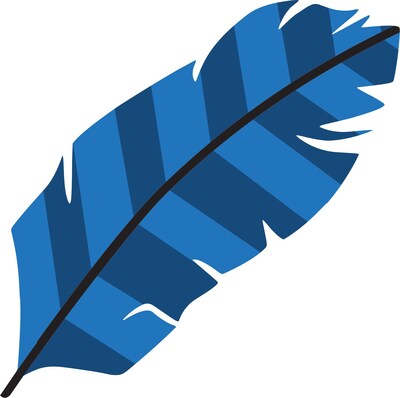Barker Creek Bohemian Feathers Double-Sided Accents, 36 Pieces Per Pack (BC2215)