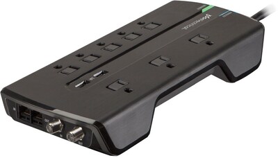360 Electrical Director 8 Outlets 2 USB Surge Protector