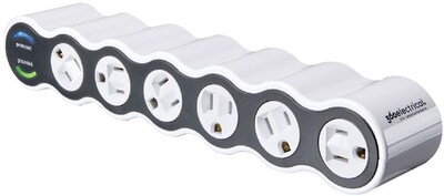 360 Electrical PowerCurve® 6 Rotating Outlets Surge Protector