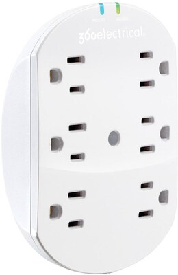 360 Electrical Loft™ 6 Outlets Surge Protector