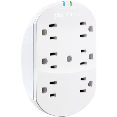 360 Electrical Loft™ 6 Outlets Surge Protector