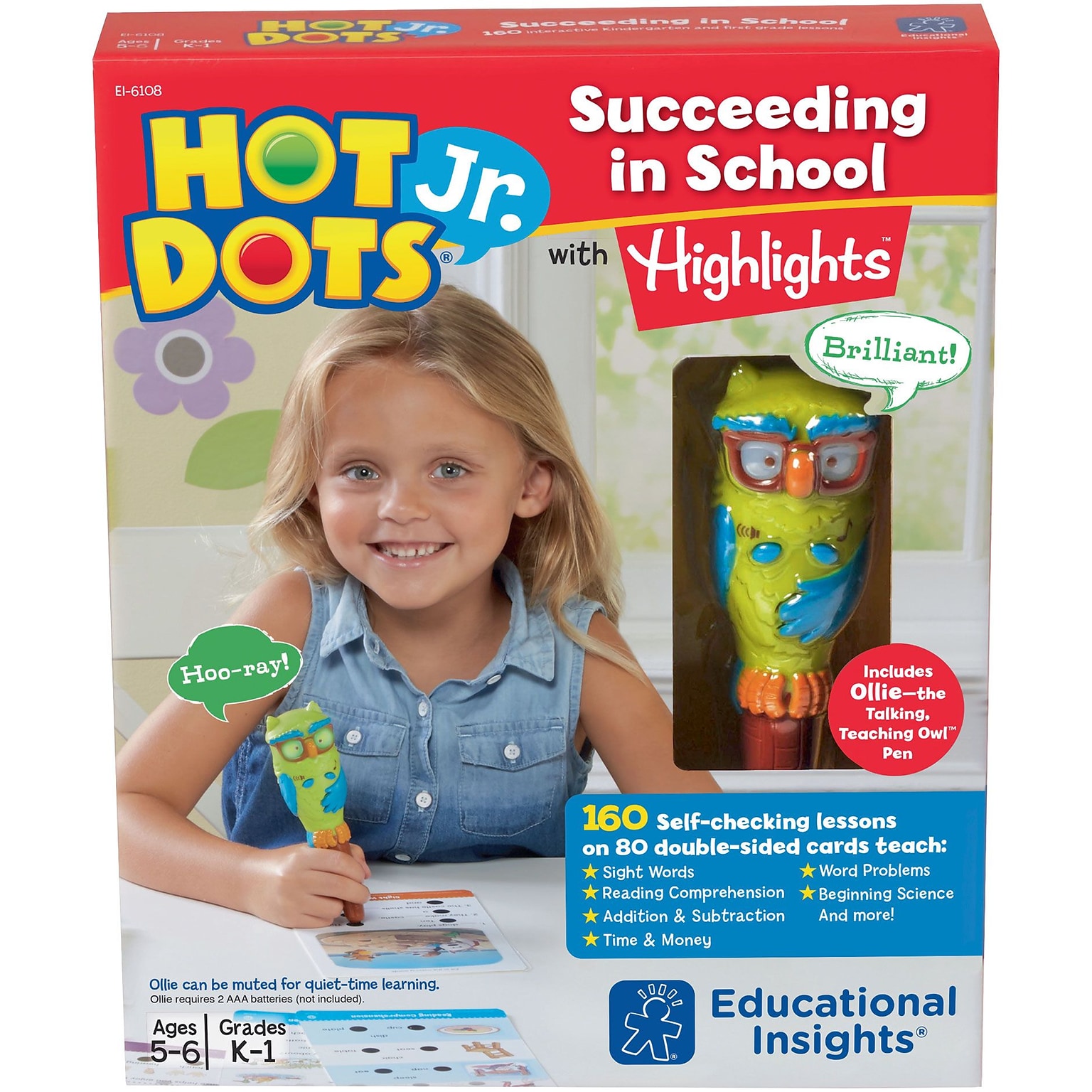 Hot Dots® Jr. Succeeding in School Set with Highlights™