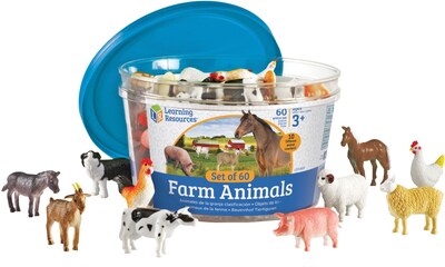 Farm Animal Counters - Set of 60