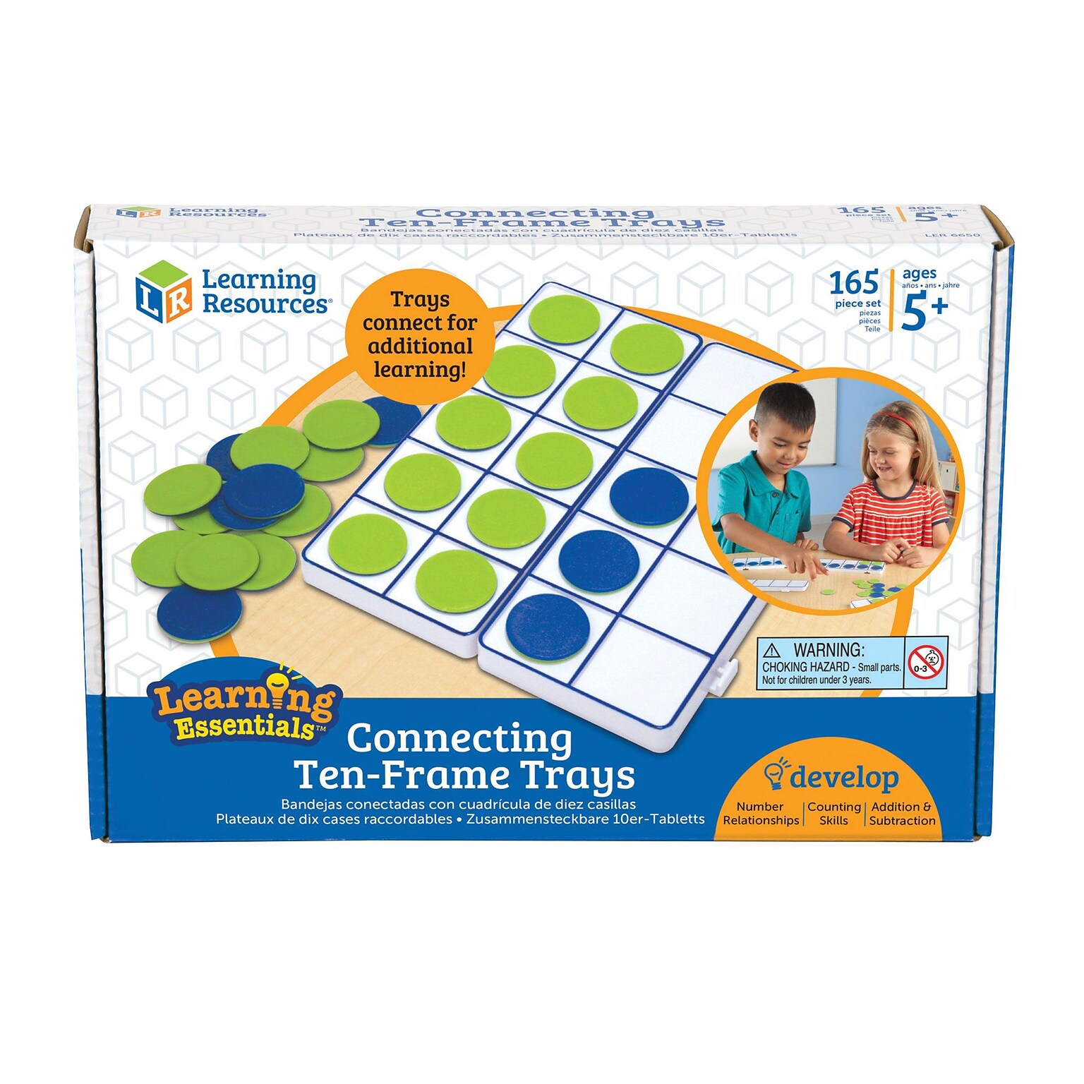 Connecting Ten-Frame Trays