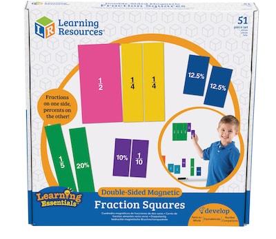 Double-Sided Magnetic Fraction Squares