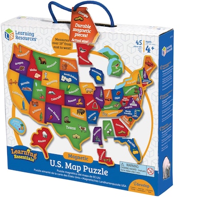 Magnetic U.S. Map Puzzle