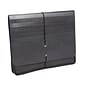 TRU RED™ Moisture Resistant Expanding Wallet, Elastic Closure, Letter Size, Black (TR10772)
