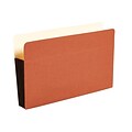 TRU RED™ Reinforced File Pocket, 5.25 Expansion, Legal Size, Brown, 10/Box (TR704432)