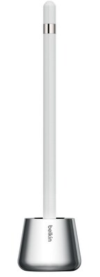 Belkin Aluminum Holder for Apple Pencil, Chrome (F8J197BTSLV)