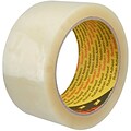 Scotch® Box Sealing Tape, 3 x 1000 yds., Clear, 4 Rolls (371)