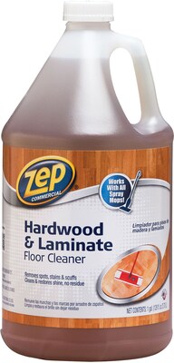 Zep Floor Cleaner Refill, Hardwood and Laminate, 1 Gallon