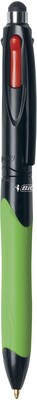 BIC 4-Color Stylus Pens, Medium Point, Assorted Ink (MMGSTP11-AST)
