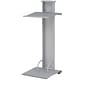 Safco Lighted Lectern, 51"H, Silver, (1050LTSLV)