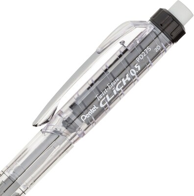 Pentel Twist-Erase Click Mechanical Pencil, 0.5mm,  Assoted colors,  6/PK (PD275TLBPS6M)