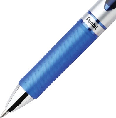 Pentel EnerGel Retractable Gel Pen, Medium Point, Blue Ink (BL77-C)