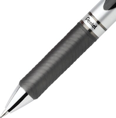 Pentel EnerGel Retractable Gel Pen, Medium Point, Black Ink (BL77-A)