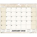 2018 House of Doolittle 14 7/8 x 12 Wall Calendar, Marble Tan (319)
