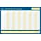 House of Doolittle 36 x 24 Reversible All Purpose/Vacation Planner, Yellow/Blue (639)