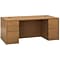 HON® 10500 Series™ Double Pedestal Desk with Full Pedestals, 29 1/2H x 72W x 36D, Harvest (105890