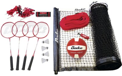 Champions Series Outdoor Combo Badminton/Volleyball Set