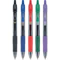 Pilot G2 Retractable Gel Pens, Fine Point, Assorted Ink, 5/Pack (31079)