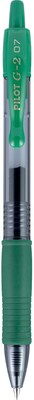 Pilot G2 Retractable Gel Pens, Fine Point, Assorted Ink, 5/Pack (31079)