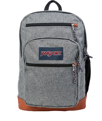 JanSport Cool Student Backpack, Grey Letterman Poly (JS0A2SDD3CL)