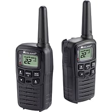 MIDLAND RADIO X-Talker T10 Portable Two-Way Radio, Black, 2/Pack (T71VP3)