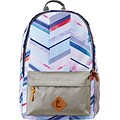 Staples Grey Chevron 18 Classic Backpack (51022)