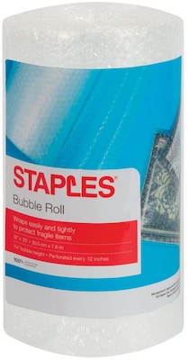 Staples® 3/16 Bubble Roll, 12x25, Roll (27161)