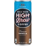 High Brew Coffee, Mexican Vanilla, 8 Oz., 12/PK