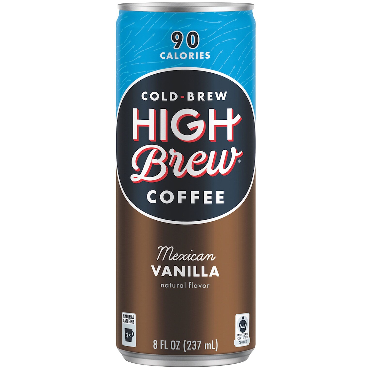 High Brew Coffee, Mexican Vanilla, 8 Oz., 12/PK