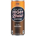 High Brew Coffee, Salted Caramel, 8 Oz., 12/PK