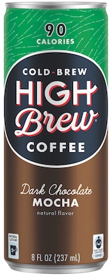 High Brew Coffee, Dark Chocolate Mocha, 8 Oz., 12/Pack (HBC00503)