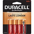 Duracell Quantum Alkaline AA Batteries, 4/Pk