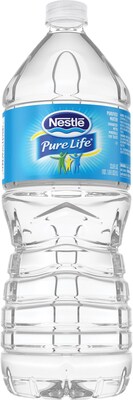 Nestle Pure Life Purified Water, 33.8-ounce Plastic Bottle, 18/Pack