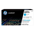 HP 657X Cyan High Yield Toner Cartridge (CF471X)