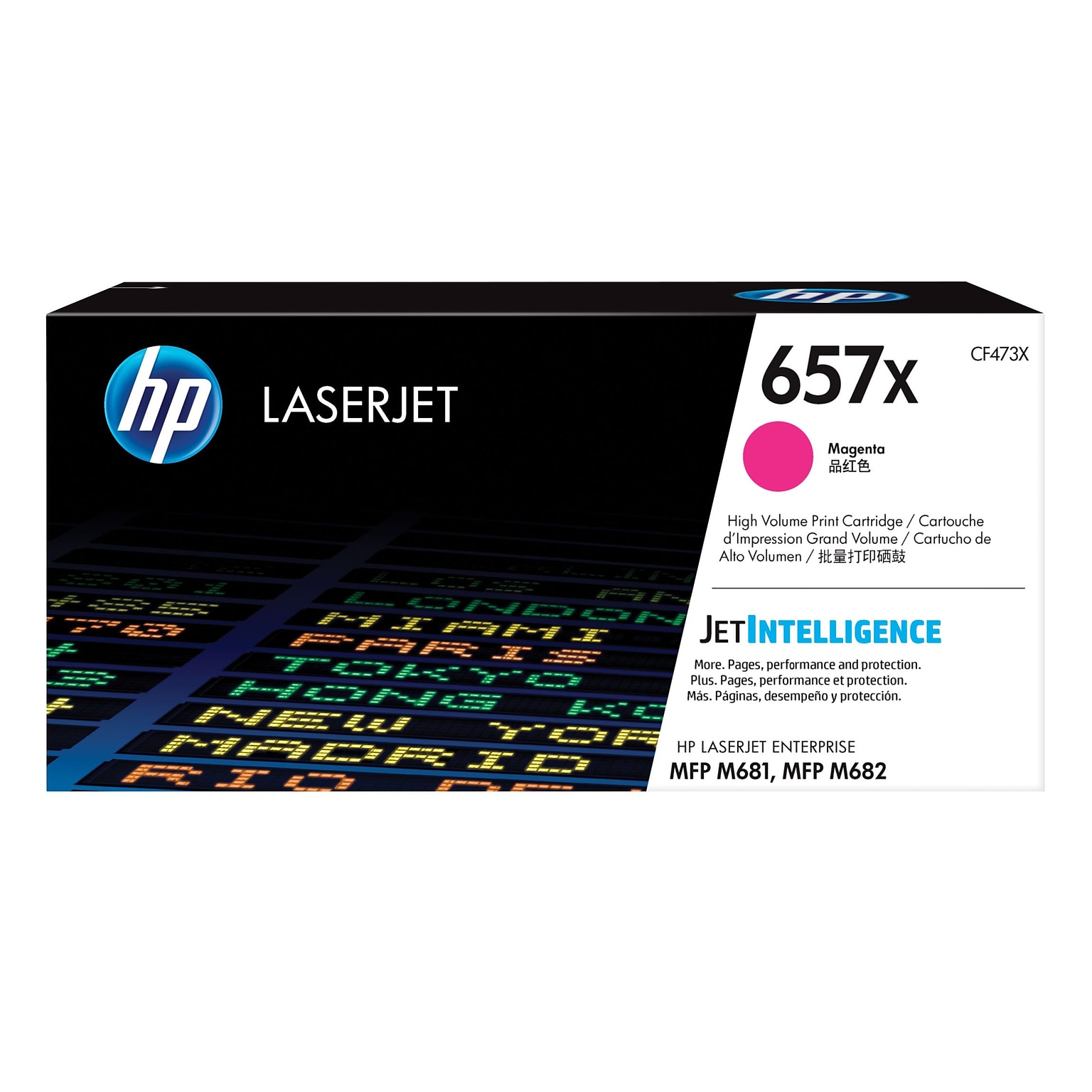 HP 657X Magenta High Yield Toner Cartridge (CF473X)