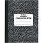 Oxford Composition Book, 7 7/8" x 10", College Ruled, 80 Sheets, Black and White Marble (26-252)