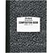 Oxford Composition Book, 7 7/8 x 10, College Ruled, 80 Sheets, Black and White Marble (26-252)