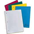 Oxford Earthwise 1-Subject Notebook, 8 1/2 x 11, Quad Ruled, 80 Sheets, Assorted Colors (25451)